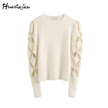 Huaxiafan Sweater women hollow out diamond long sleeve patchwork knitted sweater female basic beading casual pullovers tops
Huaxiafan Sweater women hollow out diamond long sleeve patchwork knitted sweater female basic beading casual pullovers tops