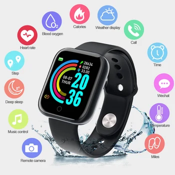 Bluetooth Smart Watches Men Waterproof Sport Fitness Tracker Smart Bracelet Blood Pressure Heart Rate Monitor Y68 Smartwatch
Bluetooth Smart Watches Men Waterproof Sport Fitness Tracker Smart Bracelet Blood Pressure Heart Rate Monitor Y68 Smartwatch