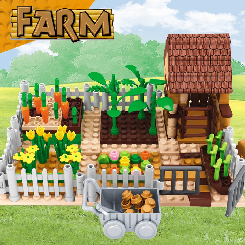 AUSINI Farm Field Planting Building Blocks Creator Mini Figures Farmer Bricks Toys for Boys Girls Educational Kids Plaything Toy
AUSINI Farm Field Planting Building Blocks Creator Mini Figures Farmer Bricks Toys for Boys Girls Educational Kids Plaything Toy