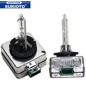 

SUKIOTO D1S D1R D3S D3R 4300K 5000K 6000K 8000K 10000K HID Headlight Bulb 35W 55W Car Light Xenon D1 D3 HID Replacement Bulbs