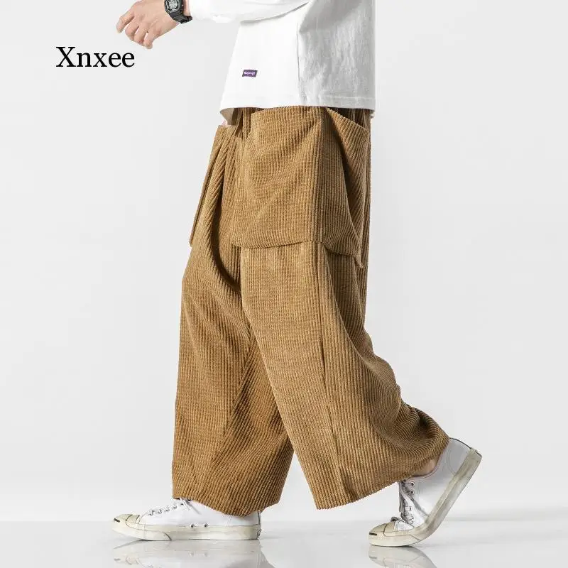 2021 Trousers Corduroy Casual Wide Leg Pants Fashion Harajuku Big Pocket Black Straight Japanese Style Men Bottoms
2021 Trousers Corduroy Casual Wide Leg Pants Fashion Harajuku Big Pocket Black Straight Japanese Style Men Bottoms