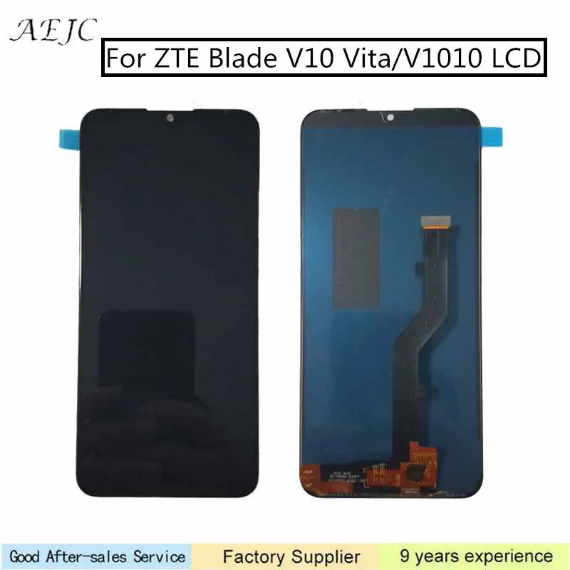 100% Tested for ZTE Blade V10 Vita V1010 LCD Display Screen Touch Digitizer Assembly Mobile Phone Replacement LCD with Free Tool
100% Tested for ZTE Blade V10 Vita V1010 LCD Display Screen Touch Digitizer Assembly Mobile Phone Replacement LCD with Free Tool