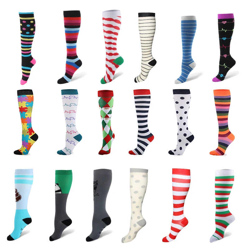 Men&Women Compression Socks Leg Support Stretch Outerdoor Breatheable Colorful Stripe Knee High Sock DropShip for Chirstmas Gift
Men&Women Compression Socks Leg Support Stretch Outerdoor Breatheable Colorful Stripe Knee High Sock DropShip for Chirstmas Gift