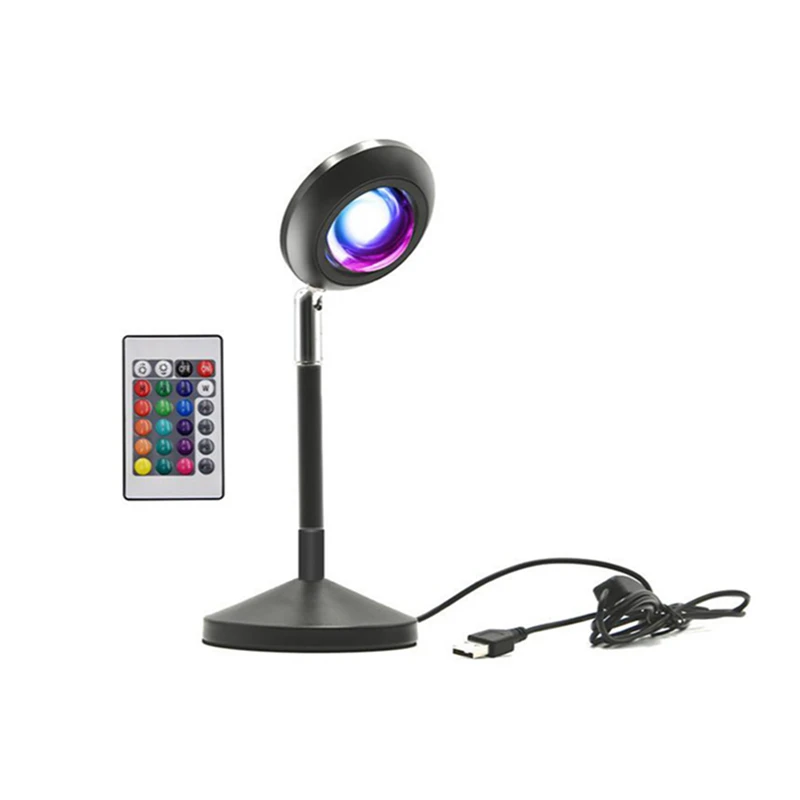 Rainbow Lamp Desk LED 16 colors LED Projection Lamp Sunset Light Night LED Sunset Bulb Color Lamp 5V USB Decoration Atmosphere
Rainbow Lamp Desk LED 16 colors LED Projection Lamp Sunset Light Night LED Sunset Bulb Color Lamp 5V USB Decoration Atmosphere