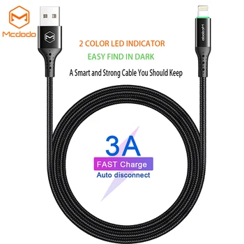 Mcdodo USB Cable for Lightning iPhone 11 Pro Max XS XR X 8 7 6s 6 plus iPad Fast Charging IOS Charger Auto Power Off Data Cable
Mcdodo USB Cable for Lightning iPhone 11 Pro Max XS XR X 8 7 6s 6 plus iPad Fast Charging IOS Charger Auto Power Off Data Cable