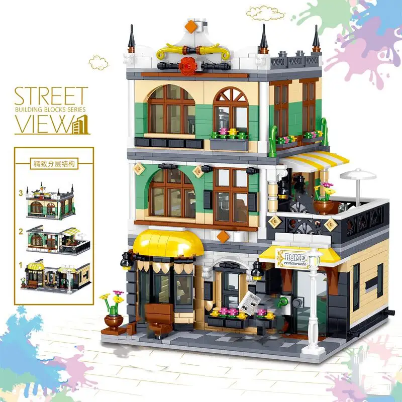 2020 New City Creator Expert Technic European Pet Store Building Blocks Restaurant City Street Bricks Toys for Children
2020 New City Creator Expert Technic European Pet Store Building Blocks Restaurant City Street Bricks Toys for Children