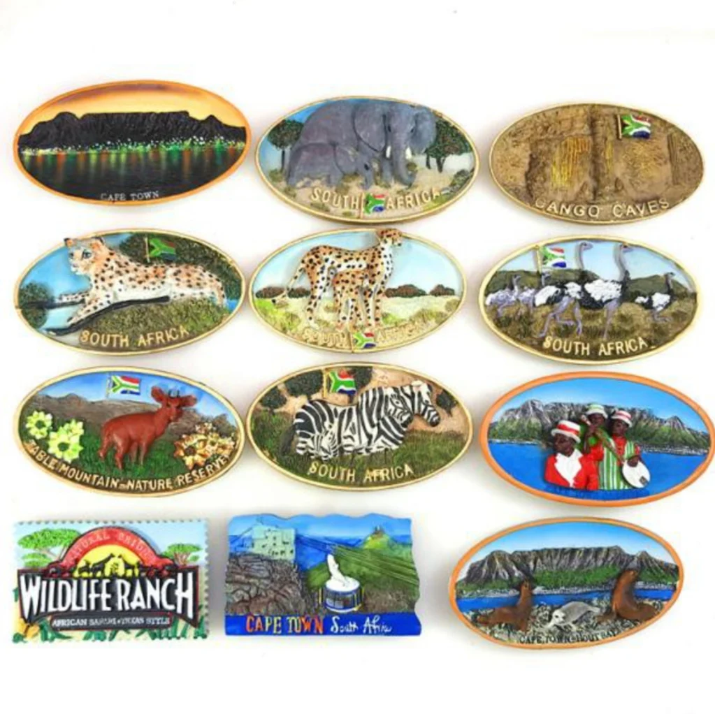 

Africa South Africa scenery 3D Fridge Magnets Tourism Souvenir Refrigerator Magnetic Sticker Collection Handicraft Gift