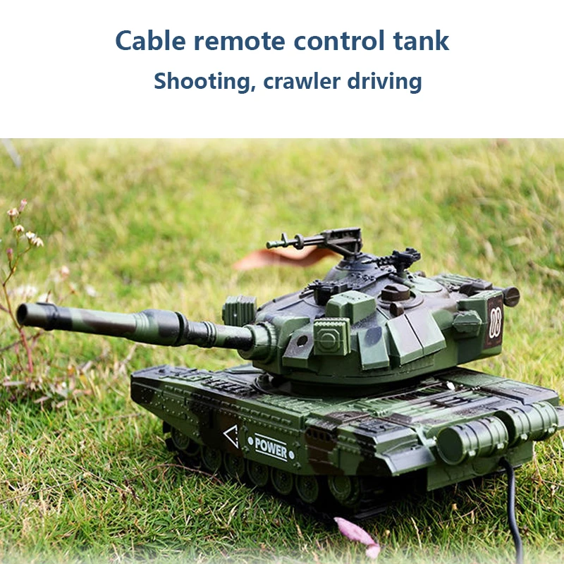 M1A1 Wired Remote Control Tank And Parent-Child Can Launch Children's Off-Road Toy Crawler Boy Car Gift
M1A1 Wired Remote Control Tank And Parent-Child Can Launch Children's Off-Road Toy Crawler Boy Car Gift