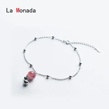 La Monada Fashion Jewelry Womens Accessories Crystal Bead Bell Chain Bracelets Women 925 Sterling Silver Bracelet Minimalism
La Monada Fashion Jewelry Womens Accessories Crystal Bead Bell Chain Bracelets Women 925 Sterling Silver Bracelet Minimalism