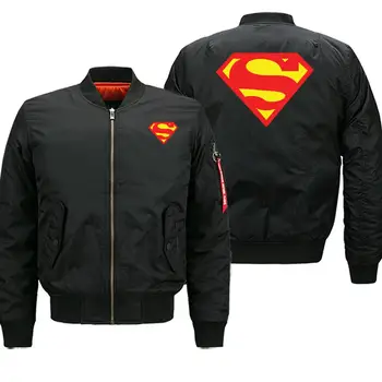 Marvel Winter Coats Mens Baseball uniform Superman Quality Casual Men Bomber jacket Hot sale Pilot Coat Brand Clothing
Marvel Winter Coats Mens Baseball uniform Superman Quality Casual Men Bomber jacket Hot sale Pilot Coat Brand Clothing