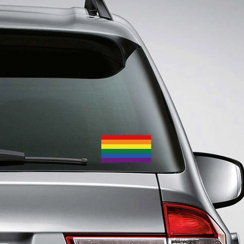 Creative Funny Gay Flag Rainbow Novelty PVC Decal Car Sticker Auto Decal Reflective Car Stickers
Creative Funny Gay Flag Rainbow Novelty PVC Decal Car Sticker Auto Decal Reflective Car Stickers