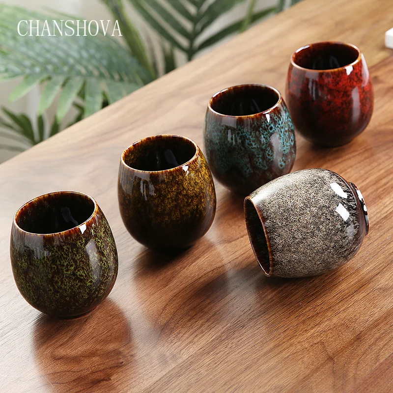 CHANSHOVA 150ml to180ml Chinese Retro Handmade Random Texture Color Glaze High Temperature Firing Ceramic Teacup Porcelain H338
CHANSHOVA 150ml to180ml Chinese Retro Handmade Random Texture Color Glaze High Temperature Firing Ceramic Teacup Porcelain H338