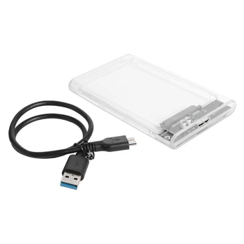 New 2.5 inch Plastic Transparent HDD SSD Case Enclosure Laptop SATA III to USB 3.0 External Hard Drive Box Support 6TB
New 2.5 inch Plastic Transparent HDD SSD Case Enclosure Laptop SATA III to USB 3.0 External Hard Drive Box Support 6TB