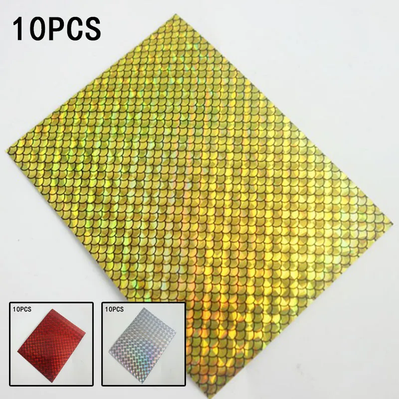 10pcs For Lure Baits Making Fishing Lure Sticker Reflective 10*7cm Adhesive Hologram Paper Waterproof Artificial Fish Scale Skin
10pcs For Lure Baits Making Fishing Lure Sticker Reflective 10*7cm Adhesive Hologram Paper Waterproof Artificial Fish Scale Skin