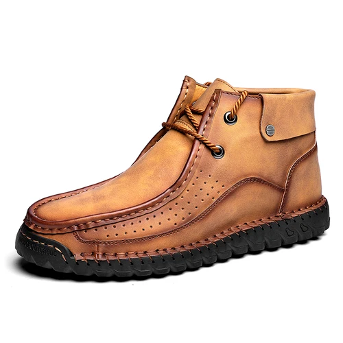 Dacomfy Men Winter Shoes Lace-up Keep Warm Snow Boots Handmade Men Flats Casual Shoes Soft Comfortable Retro Ankle Boots Outdoor
Dacomfy Men Winter Shoes Lace-up Keep Warm Snow Boots Handmade Men Flats Casual Shoes Soft Comfortable Retro Ankle Boots Outdoor