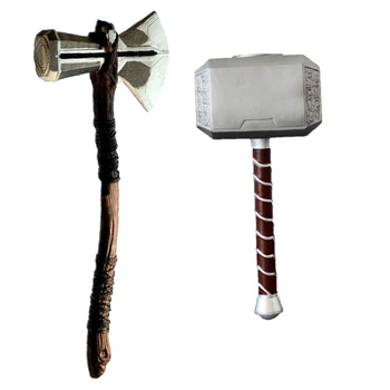 44cm Thor Thunder Hammer Thor's Hammer Cosplay 1: 1 Guns Figure Model Kids Gift Movie Role Playing Safety PU Toy Material
44cm Thor Thunder Hammer Thor's Hammer Cosplay 1: 1 Guns Figure Model Kids Gift Movie Role Playing Safety PU Toy Material