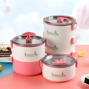 Stainless Steel Lunch Box Multi-Layer Round Thermal Insulation Bento Box Portable BPA Free Food Container Storage Crisper
Stainless Steel Lunch Box Multi-Layer Round Thermal Insulation Bento Box Portable BPA Free Food Container Storage Crisper