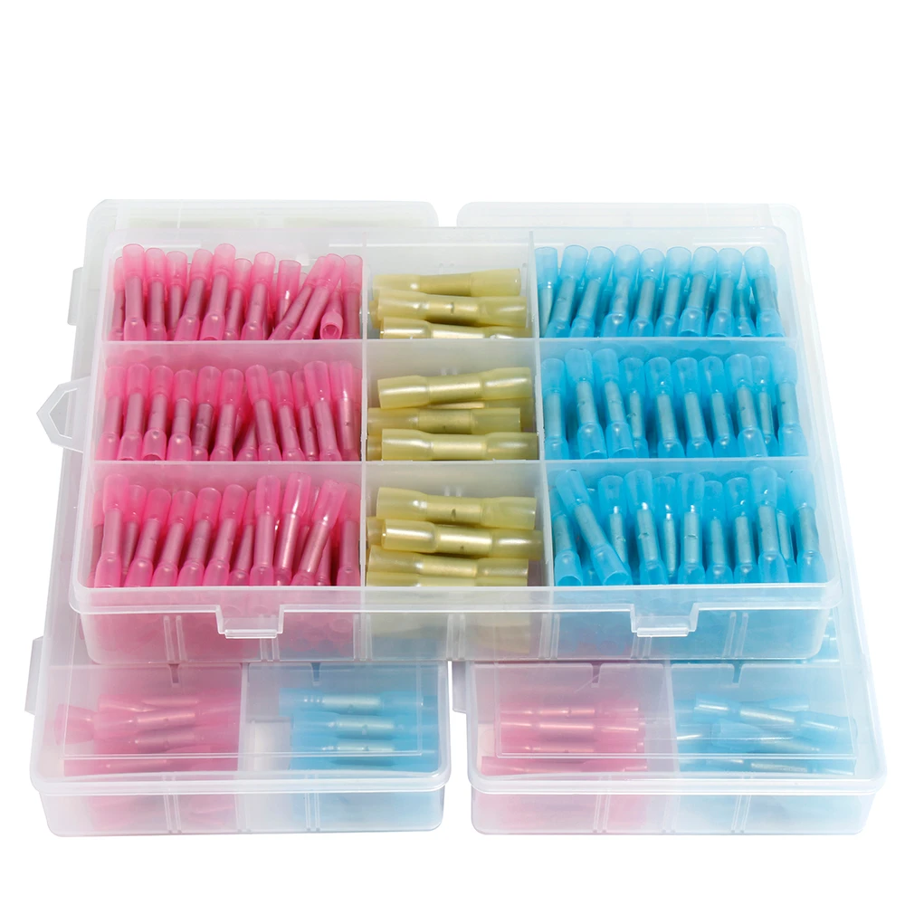 Waterproof Heat Shrink Connectors Splice Crimp Wire Butt Electrical Cable Insulated Solderless AWG 22-16 16-14 12-10 Terminals
Waterproof Heat Shrink Connectors Splice Crimp Wire Butt Electrical Cable Insulated Solderless AWG 22-16 16-14 12-10 Terminals
