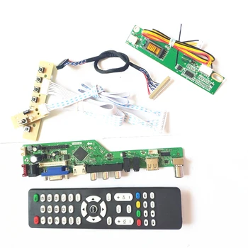 For N154C3-L01/L02 HDMI VGA USB AV RF keyboard+Remote+Inverter LVDS 1CCFL 30Pin T.V56 drive card board LCD panel monitor DIY kit
For N154C3-L01/L02 HDMI VGA USB AV RF keyboard+Remote+Inverter LVDS 1CCFL 30Pin T.V56 drive card board LCD panel monitor DIY kit