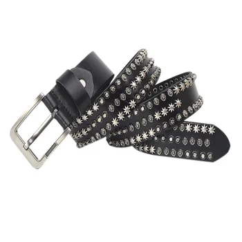 Metal Chain Cowskin Belt Cowboy Jeans Belts For Men Punk Leather Belt Men Genuine Leather Waist Belt Wide Cinturon Hombre
Metal Chain Cowskin Belt Cowboy Jeans Belts For Men Punk Leather Belt Men Genuine Leather Waist Belt Wide Cinturon Hombre