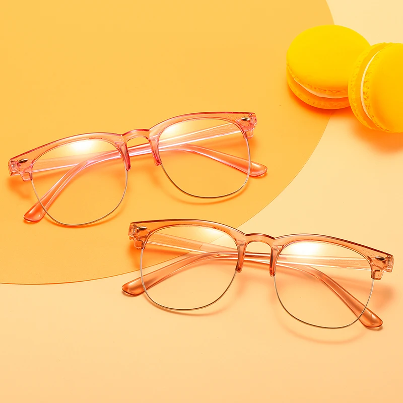 Fashion Half-frame Children Glasses Boy Girl Game Reading Computer Protective Goggle Plain Kids Round Anti Blue Light Eyewear
Fashion Half-frame Children Glasses Boy Girl Game Reading Computer Protective Goggle Plain Kids Round Anti Blue Light Eyewear