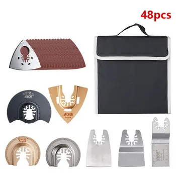 NEWONE 38pcs Quick-release oscillating tool saw blades for multi-function tool packed in bag, quick change saw blades scraper
NEWONE 38pcs Quick-release oscillating tool saw blades for multi-function tool packed in bag, quick change saw blades scraper