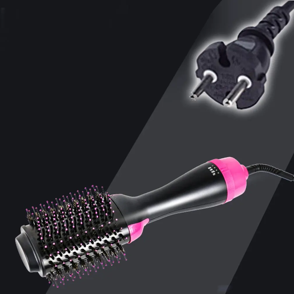 Electric Heating Comb Hair Straightener Curler Professional Salon One Step Dry/Wet Two Using Dryer Brush | Красота и здоровье