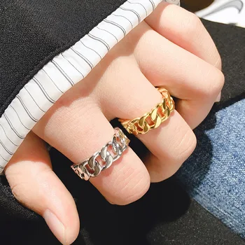 Fashion Gold silvery Color Women's Open Ring Twist Chain Engagement Finger Party Wedding adjustable Rings for women Jewelry Gift
Fashion Gold silvery Color Women's Open Ring Twist Chain Engagement Finger Party Wedding adjustable Rings for women Jewelry Gift