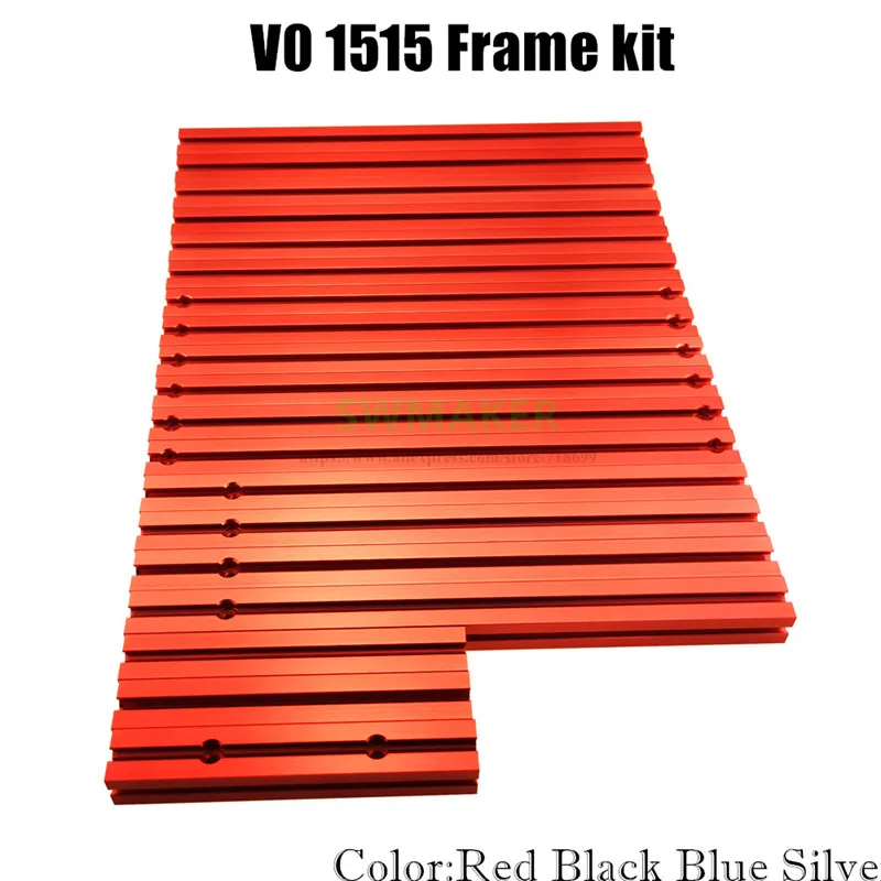 VORON 0 V0 Original 1515 Aluminum Alloy Profile Frame kit, Red Black Blue Silver color - 3D printer parts
VORON 0 V0 Original 1515 Aluminum Alloy Profile Frame kit, Red Black Blue Silver color - 3D printer parts