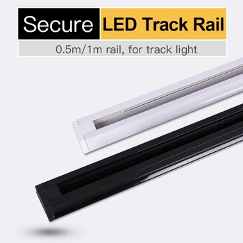 2 Wire 0.5m 1m Track Rail Black White Straight Corner Connectors For Led Track Light Spotlight Rails Aluminum Led Light Fixture
2 Wire 0.5m 1m Track Rail Black White Straight Corner Connectors For Led Track Light Spotlight Rails Aluminum Led Light Fixture