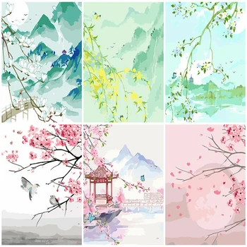 HUACAN Painting By Number Landscape Wall Art Picture By Number Flower Tree Drawing Canvas Acrylic Handpainted Gift Home Decor
HUACAN Painting By Number Landscape Wall Art Picture By Number Flower Tree Drawing Canvas Acrylic Handpainted Gift Home Decor