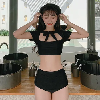 Women's Swimming Suit Two Piece Swimsuit Female Separate Bikini Set Biquinis High Waist Teenagers Swim Wear Push Up Beach 2020
Women's Swimming Suit Two Piece Swimsuit Female Separate Bikini Set Biquinis High Waist Teenagers Swim Wear Push Up Beach 2020
