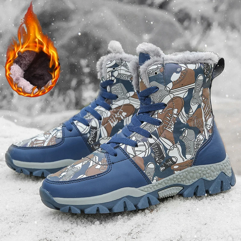 2020 Boys Snow Boots Kids Brand Winter Warm Plush Boots Children Outdoor Anti-Slippery Hiking Shoes Teenagers High Top Sneakers
2020 Boys Snow Boots Kids Brand Winter Warm Plush Boots Children Outdoor Anti-Slippery Hiking Shoes Teenagers High Top Sneakers