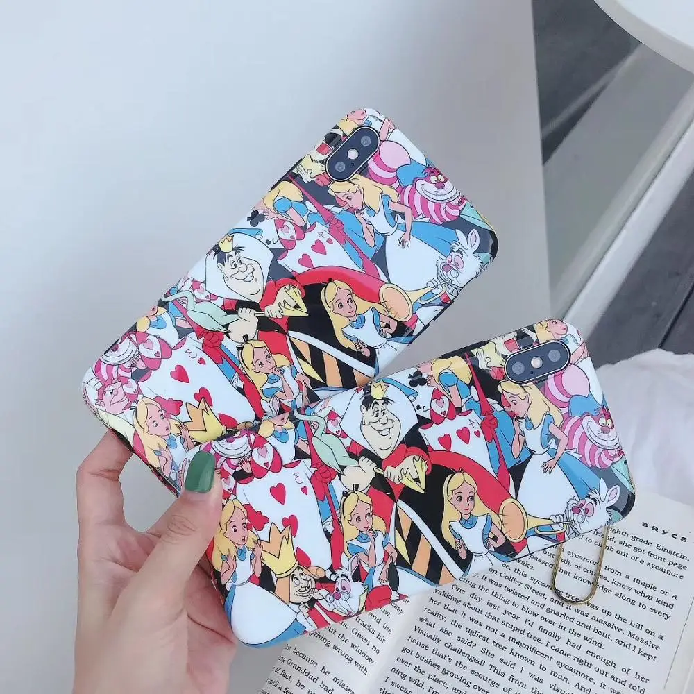 Cute cartoon princess Alice family Smooth fashion soft Phone Case for iphone 6 6s 7 plus 8 plus 10 X XR XS MAX Silicone cover
Cute cartoon princess Alice family Smooth fashion soft Phone Case for iphone 6 6s 7 plus 8 plus 10 X XR XS MAX Silicone cover