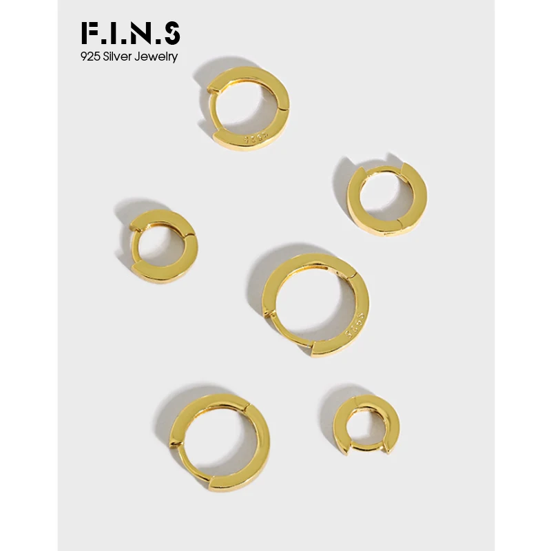 F.I.N.S Minimalist Fine Jewelry Geometric Circle Glossy S925 Sterling Silver Hoop Earrings Stackable Round Ear Bone Buckle
F.I.N.S Minimalist Fine Jewelry Geometric Circle Glossy S925 Sterling Silver Hoop Earrings Stackable Round Ear Bone Buckle