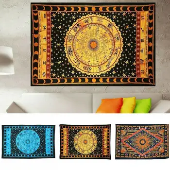 Tapestry Wall Hanging Polyester Indian Mandala Pattern Mat150x200cm Multifunction Yoga Home Decoration Blanket
Tapestry Wall Hanging Polyester Indian Mandala Pattern Mat150x200cm Multifunction Yoga Home Decoration Blanket