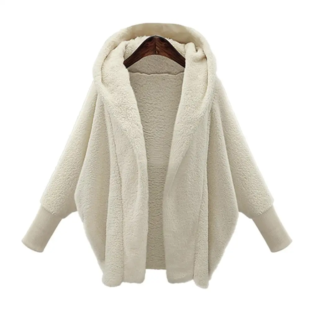 Plush Coat Plus Size Women Autumn Winter Fluffy 2019 Solid Long Sleeve Hooded Fake Fur Wollen Coat Soft Female Overcoat
Plush Coat Plus Size Women Autumn Winter Fluffy 2019 Solid Long Sleeve Hooded Fake Fur Wollen Coat Soft Female Overcoat