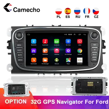 Camecho 2 din Android 8.1 For FORD Focus 2 II EXI MT 2 3 Mk2 Mondeo 9 S-MAX C-MAX Galaxy Car Radio GPS Multimedia Player 2G+32G 
Camecho 2 din Android 8.1 For FORD Focus 2 II EXI MT 2 3 Mk2 Mondeo 9 S-MAX C-MAX Galaxy Car Radio GPS Multimedia Player 2G+32G