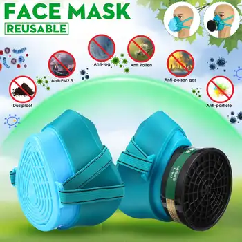 Face Mask Anti Gas Chemical Pesticide Respirator Dustproof Mask Anti-fog Reusable Windproof Anti-PM2.5 Filter Box Safety
Face Mask Anti Gas Chemical Pesticide Respirator Dustproof Mask Anti-fog Reusable Windproof Anti-PM2.5 Filter Box Safety
