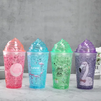 Creative summer ice cool ice Cup cooling broken ice Cup student double-layer straw with lid portable water Cup straight Hot Sale
Creative summer ice cool ice Cup cooling broken ice Cup student double-layer straw with lid portable water Cup straight Hot Sale