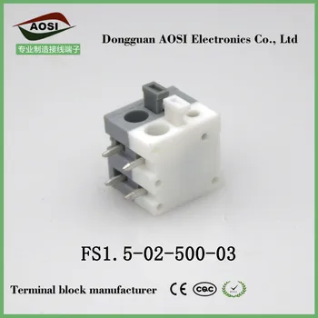 5.0MM greyish white Screwless terminal block FS1.5-02-500-03 PCB spring connector DG211 KF211 KF246 90degree
5.0MM greyish white Screwless terminal block FS1.5-02-500-03 PCB spring connector DG211 KF211 KF246 90degree