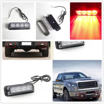 DC 12-24V 4 LED Car Side Lights DIY Multipurpose Glow Lamp Vehicle Repair Modification Supplies Parts Car Styling Accessories
DC 12-24V 4 LED Car Side Lights DIY Multipurpose Glow Lamp Vehicle Repair Modification Supplies Parts Car Styling Accessories