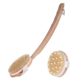 Bath Brush for Dry Skin Outside Corner Brush-Long Brush with Wood Handle-Soft Beard Brush with Bristle Hair
Bath Brush for Dry Skin Outside Corner Brush-Long Brush with Wood Handle-Soft Beard Brush with Bristle Hair