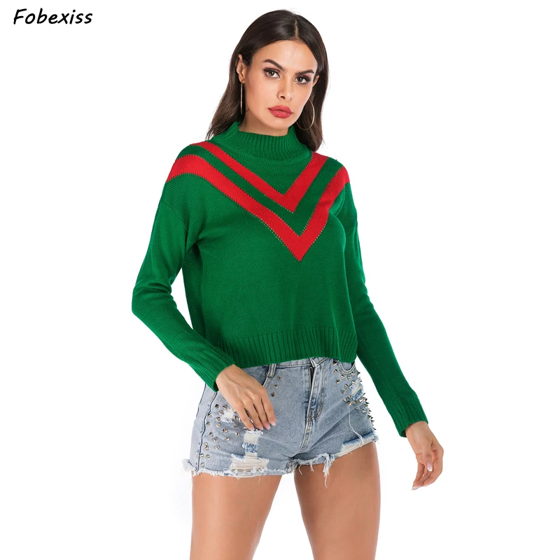 2019 Fall Winter Turtleneck Pullovers Sweaters Loose Causal Long Sleeve Korean Harajuku Style Green Sweater Women Knitted Tops
2019 Fall Winter Turtleneck Pullovers Sweaters Loose Causal Long Sleeve Korean Harajuku Style Green Sweater Women Knitted Tops