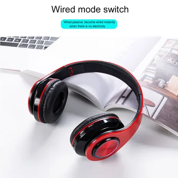 New Portable Folding HiFi Wireless Headphones Bluetooth Headset LED Colorful Breating Lights Support TF Card with Mic for Phone
New Portable Folding HiFi Wireless Headphones Bluetooth Headset LED Colorful Breating Lights Support TF Card with Mic for Phone