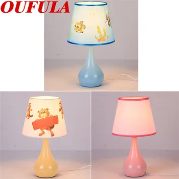 OUFULA Different Colors Children Table Lamp Contemporary Creative Decoration LED Fabric Lamp For Children Room Bed Room
OUFULA Different Colors Children Table Lamp Contemporary Creative Decoration LED Fabric Lamp For Children Room Bed Room