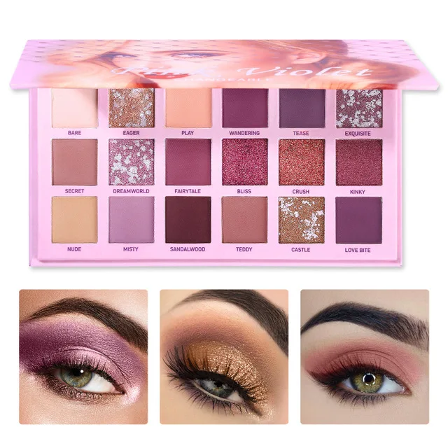 UCANBE Pink Violet Shimmer Matte Eyeshadow Makeup Palette Long Lasting Waterproof Glitter Nude Eye Shadow High Pigment Cosmetic
UCANBE Pink Violet Shimmer Matte Eyeshadow Makeup Palette Long Lasting Waterproof Glitter Nude Eye Shadow High Pigment Cosmetic