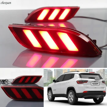 CSCSNL 2PCS LED Reflector Rear Bumper tail light Fog Lamp cover Brake Lights lamp For Jeep compass 2017 2018 2019
CSCSNL 2PCS LED Reflector Rear Bumper tail light Fog Lamp cover Brake Lights lamp For Jeep compass 2017 2018 2019