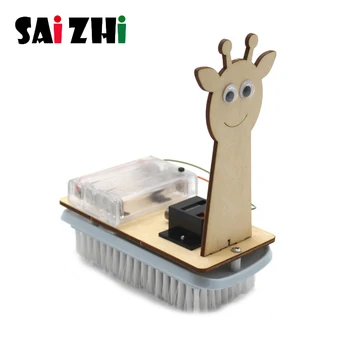 Saizhi Creative Deer Brush Car Model Kit DIY Assembled Sweeping Brush Robot Model Science Experiment Children Educational Toys
Saizhi Creative Deer Brush Car Model Kit DIY Assembled Sweeping Brush Robot Model Science Experiment Children Educational Toys