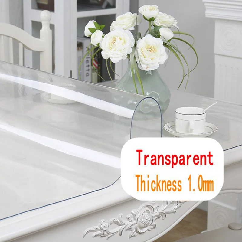 Waterproof PVC Tablecloth Table cloth Transparent Table Cover Mat Kitchen Pattern Oil cloth Glass Soft Cloth Tablecloth 1.0m
Waterproof PVC Tablecloth Table cloth Transparent Table Cover Mat Kitchen Pattern Oil cloth Glass Soft Cloth Tablecloth 1.0m
